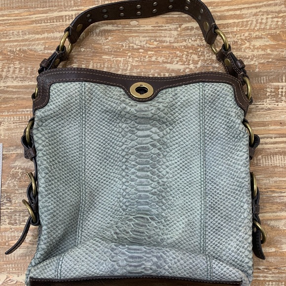 coach alligator purse